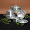fine quality aluminum cooking pot set with lid at sale price in Pakistan by cooknex