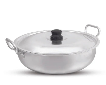 heavy duty dull finish anodized wok / karahi national cookware by cooknex - best cookware brand in Pakistan