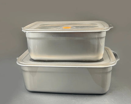 410 Grade Stainless Steel 2-Pcs Set Lunch Box - Food Container By Cooknex