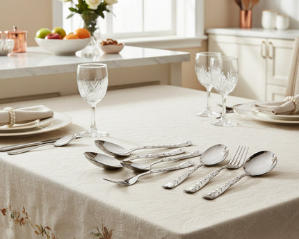 table spoon, table fork, dessert spoon, knife, premium quality cutlery and tableware at best brand - cooknex