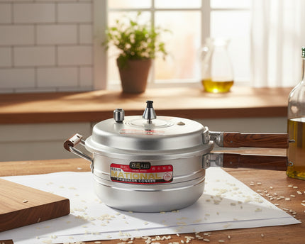 best quality national pressure cooker wooden handle by cooknex at best price in pakistan-cooknex.pk