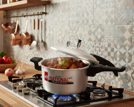 best silver steel pressure cooker at best price in Pakistan - cooknex cookware