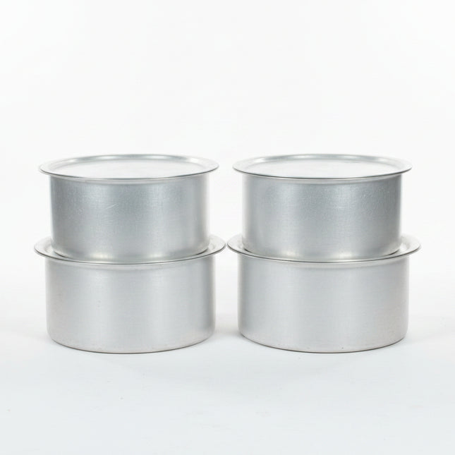 Aluminum Dull Finish 4 Pcs Cooking Pot Set - Silvano 29/32