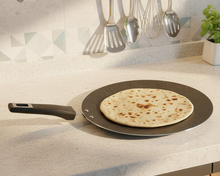 Nonstick Marble Coating Tawa / Paratha Pan 30cm Bakelite Handle By Cooknex