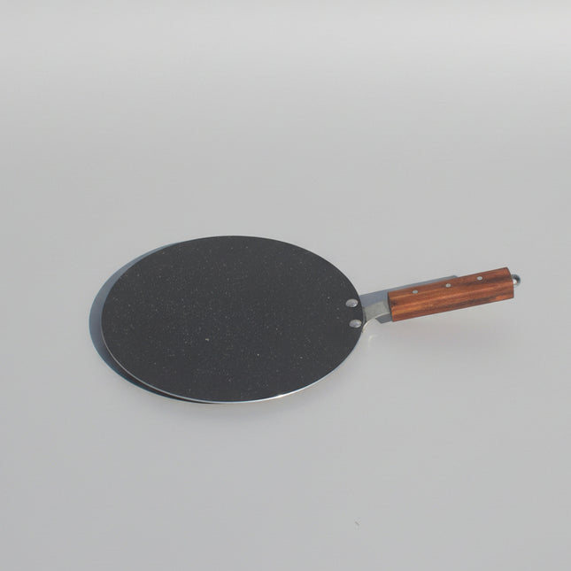 Nonstick Marble Coating Tawa / Paratha Pan 30cm Wooden Handle By Cooknex