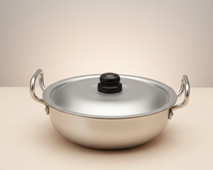 heavy duty dull finish anodized wok / karahi national cookware by cooknex - best cookware brand in Pakistan
