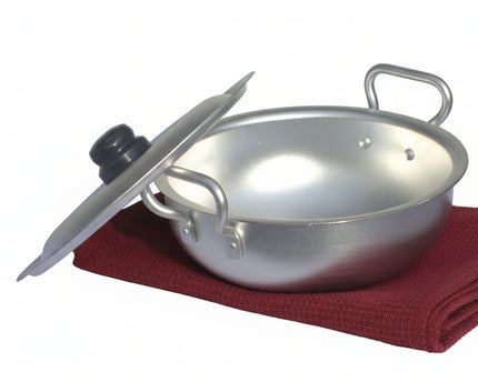 heavy duty dull finish anodized wok / karahi national cookware by cooknex - best cookware brand in Pakistan