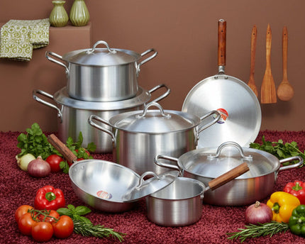 Rolex Pots Set Aluminum Complete Kitchen Gift Set 15 Pcs Cookware Set At Sale Price ...