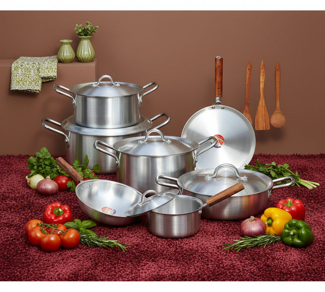 Aluminum Complete Kitchen Gift Set 15 Pcs