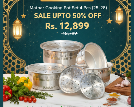 hammered casserole set - 4 pcs hammered handi set from best cookware brand in Pakistan-cooknex 