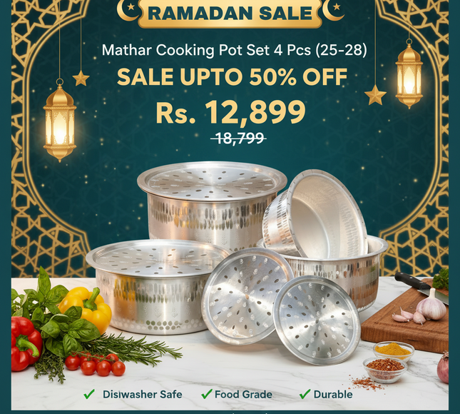 hammered casserole set - 4 pcs hammered handi set from best cookware brand in Pakistan-cooknex 