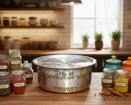 ALuminum cooking pot mathar set 5 pcs casserole set with lid heavy weight and guage at best price in Pakistan - cooknex.pk