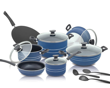 Glorious Non Stick 18 Pieces Set In Hyra Arman First Choice - National Gift Set By Cooknex