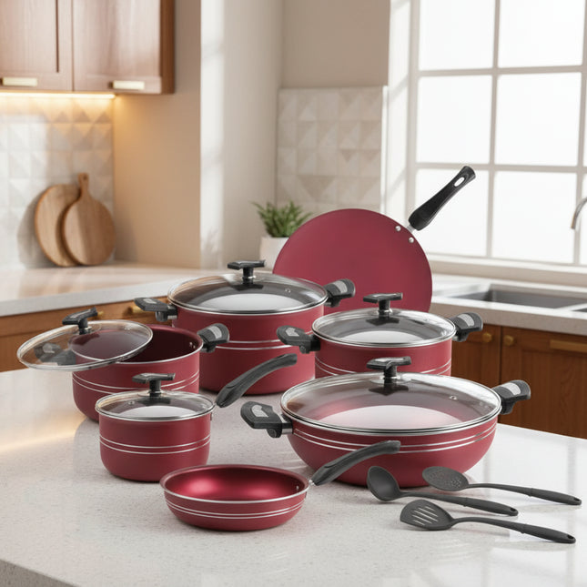 Premium quality nonstick gift set - best cookware brand - national cookware set by cooknex