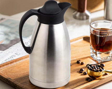 Stainless Steel Vacuum Flask Double Wall - Hot & Cool Thermos 2.0 L by cooknex best cookware and  kitchenware brand in Pakistan