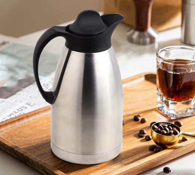 Stainless Steel Vacuum Flask Double Wall - Hot & Cool Thermos 2.0 L by cooknex best cookware and  kitchenware brand in Pakistan