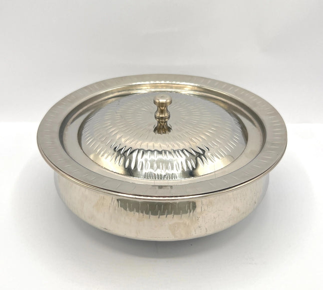 Stainless Steel Serving Handi With Lid - Sipri serving pot by cooknex at low price from best cookware brand in Pakistan