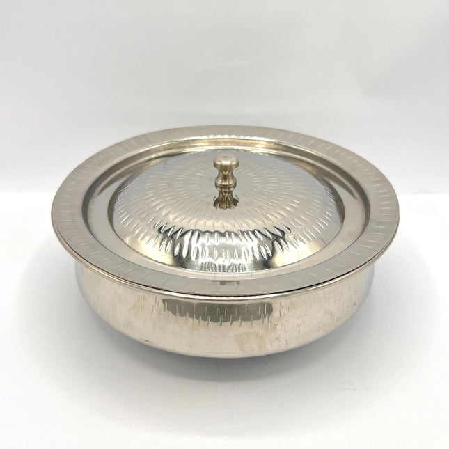 Stainless Steel Serving Handi With Lid - Sipri serving pot by cooknex at low price from best cookware brand in Pakistan