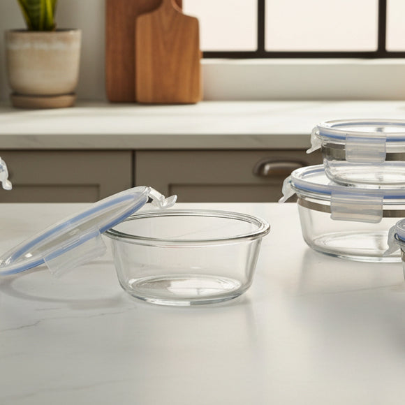 3 Pcs Food Container Multipurpose Storage Container - Bowl Shape at best price from cooknex.pk