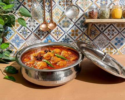 Stainless Steel Serving Handi With Lid - Sipri serving pot by cooknex at low price from best cookware brand in Pakistan