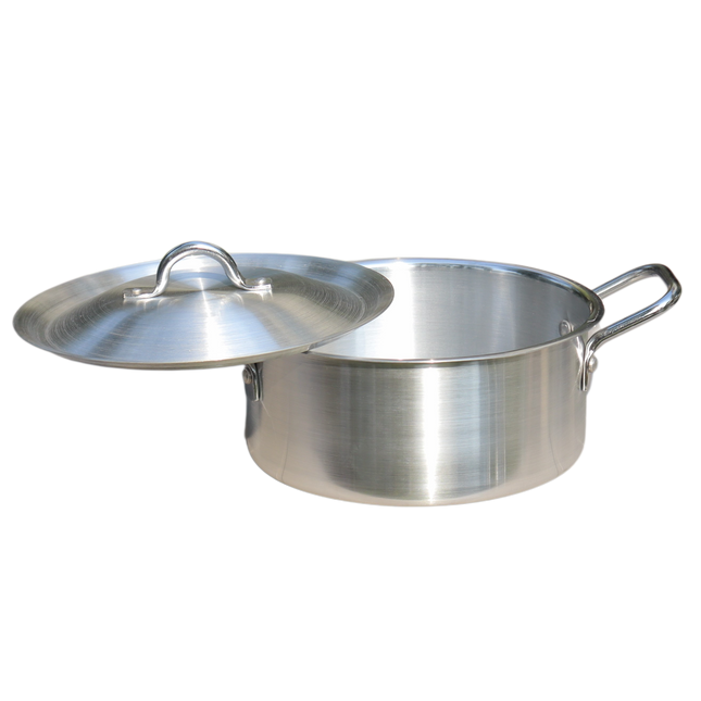 Aluminum Cooking Pot Set Casserole Set 5 Pcs With Lid - 18-26 Light Weight