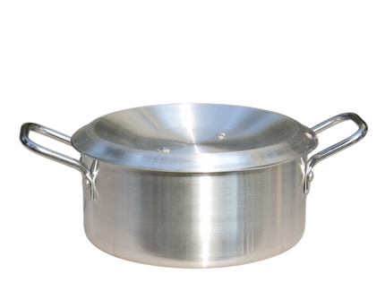 Aluminum Cooking Pot Set Casserole Set 5 Pcs With Lid - 18-26 Heavy Weight