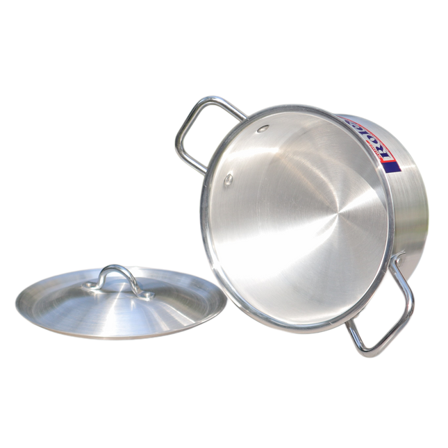 Aluminum Cooking Pot Set Casserole Set 5 Pcs With Lid - 18-26 Light Weight