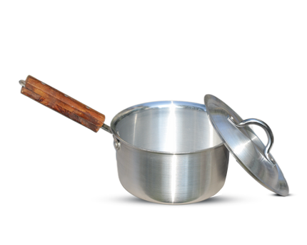 Aluminum Sauce Pan With Lid 18 cm - Heavy Weight