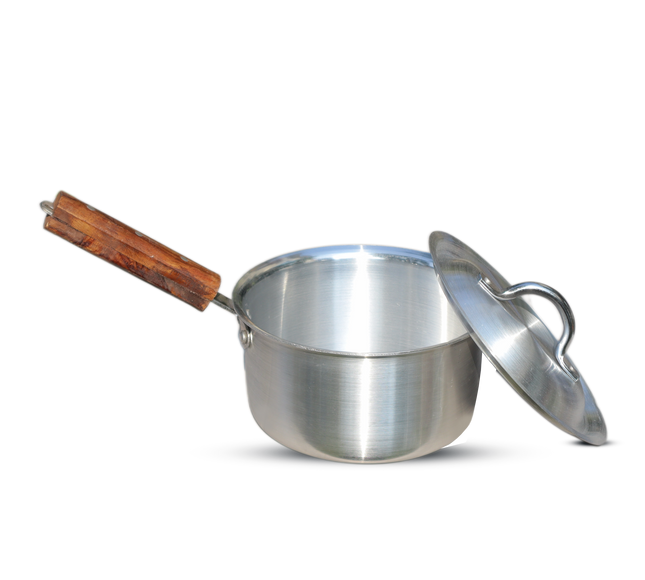 silver steel milk boiler. tea maker suace pan at best price 