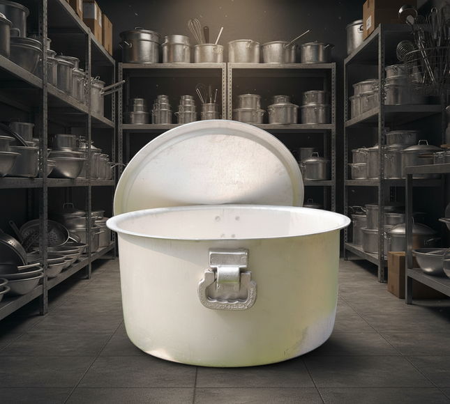 Commercial Size Cooking Pot Dull Finish Big Cooking Pot For Hotel And Restaurants - MFG 65