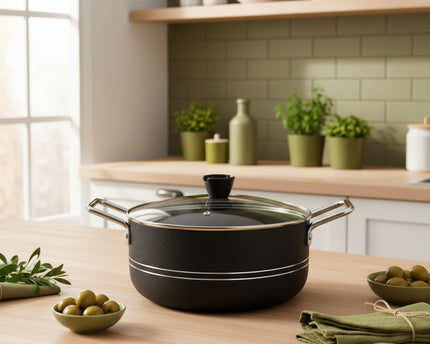 Nonstick Gift Set 15 Pcs - Complete Kitchen Set -Black