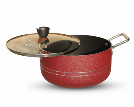 Nonstick Gift Set 15 Pcs - Complete Kitchen Set -Maroon