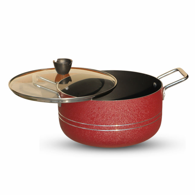 Nonstick Gift Set 15 Pcs - Complete Kitchen Set -Maroon