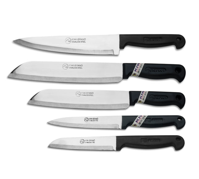 J2 Stainless Steel Original Kiwi Knife Set - 5 Pcs Kiwi Knife Set  kitchen set by cooknex
