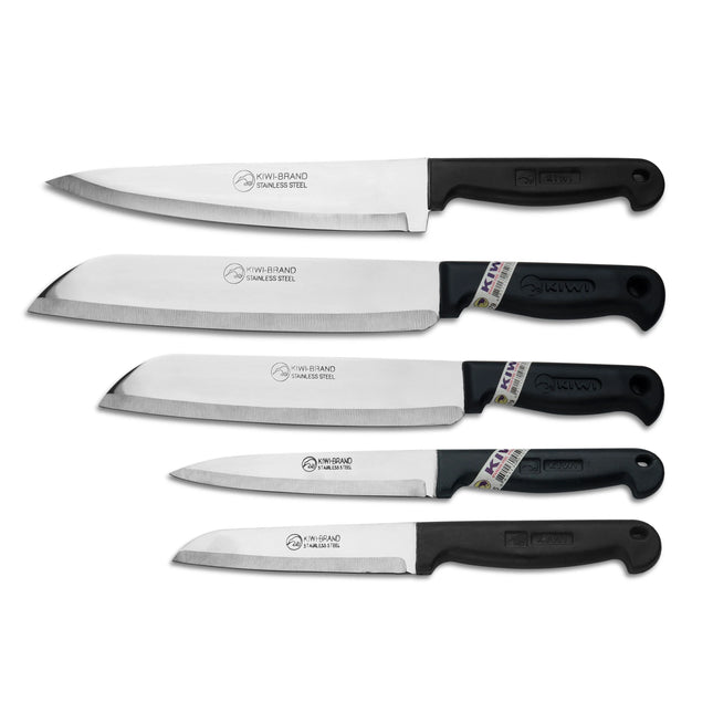 J2 Stainless Steel Original Kiwi Knife Set - 5 Pcs Kiwi Knife Set  kitchen set by cooknex