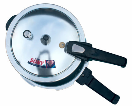 silver pressure cooker with bakelite handle at best online price by cooknex