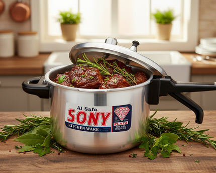 aluminum pressure cooker at sale price with Bakelite handle at best price in Pakistan - cooknex