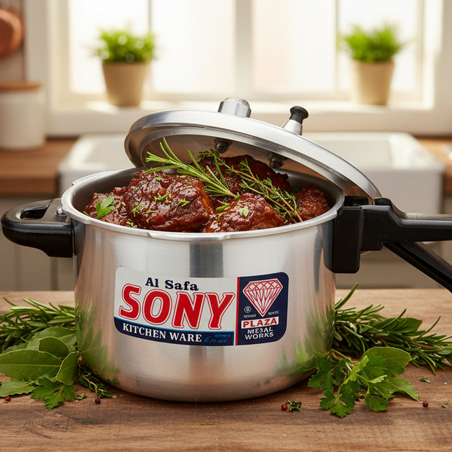 aluminum pressure cooker at sale price with Bakelite handle at best price in Pakistan - cooknex