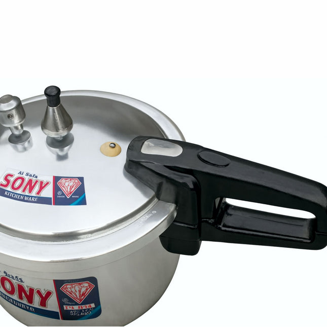 sony silver pressure cooker with bakelite handle at best online price by cooknex