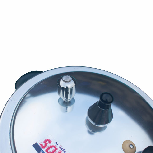 premium quality silver steel Pressure Cooker at best price in Pakistan by Cooknex- aluminium Pressure Cooker 