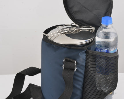 Stainless Steel Leak-Proof Tiffin Box - Lunch Box Ideal for School, Work, or Travel with BAG By Cooknex