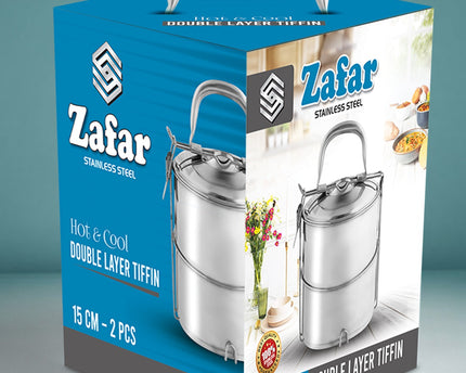 Zafar Stainless Steel Tiffin - Lunch Box -cooknex