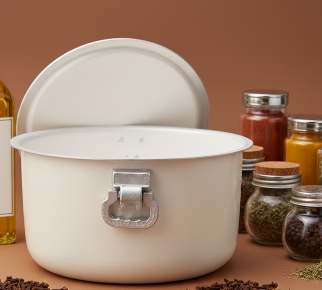 Commercial Size Cooking Pot Dull Finish Big Cooking Pot For Hotel And Restaurants - MFG 44