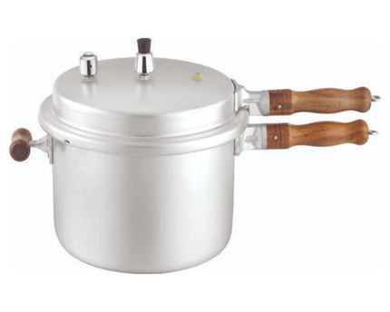 aluminum instant cooking pot | Best pressure cooker with wooden handle at sale price in Pakistan from best cookware brand Cooknex