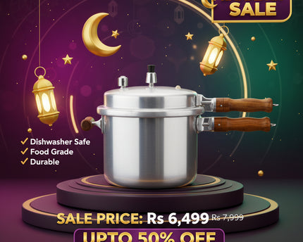 Silver pressure cooker with wooden handle - best pressure cooker working better from electric pressure cooker - cooknex