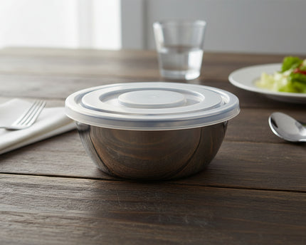 Stainless Steel 3 Pcs Food Container Storage Bowl With Lid - best cookware brand Cooknex